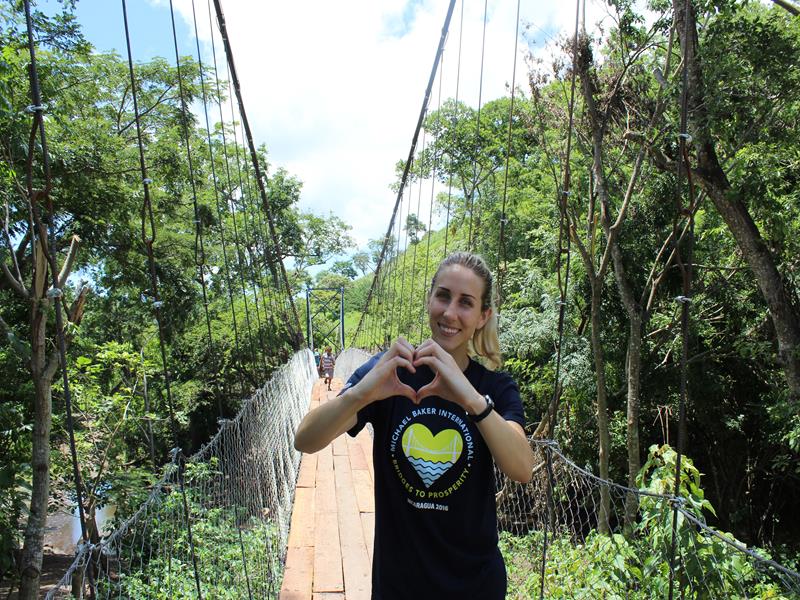El Zarzal Nicaragua suspension footbridge construction – photo gallery 12