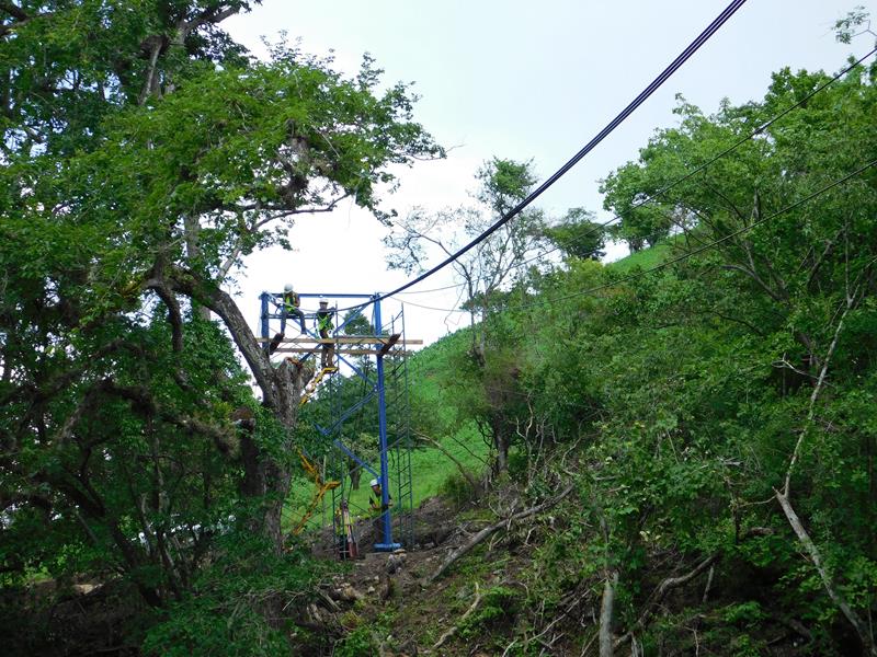 El Zarzal Nicaragua suspension footbridge construction – photo gallery 4