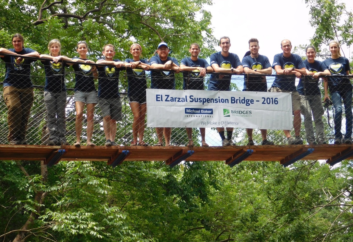 El Zarzal Nicaragua suspension footbridge construction – photo gallery 10