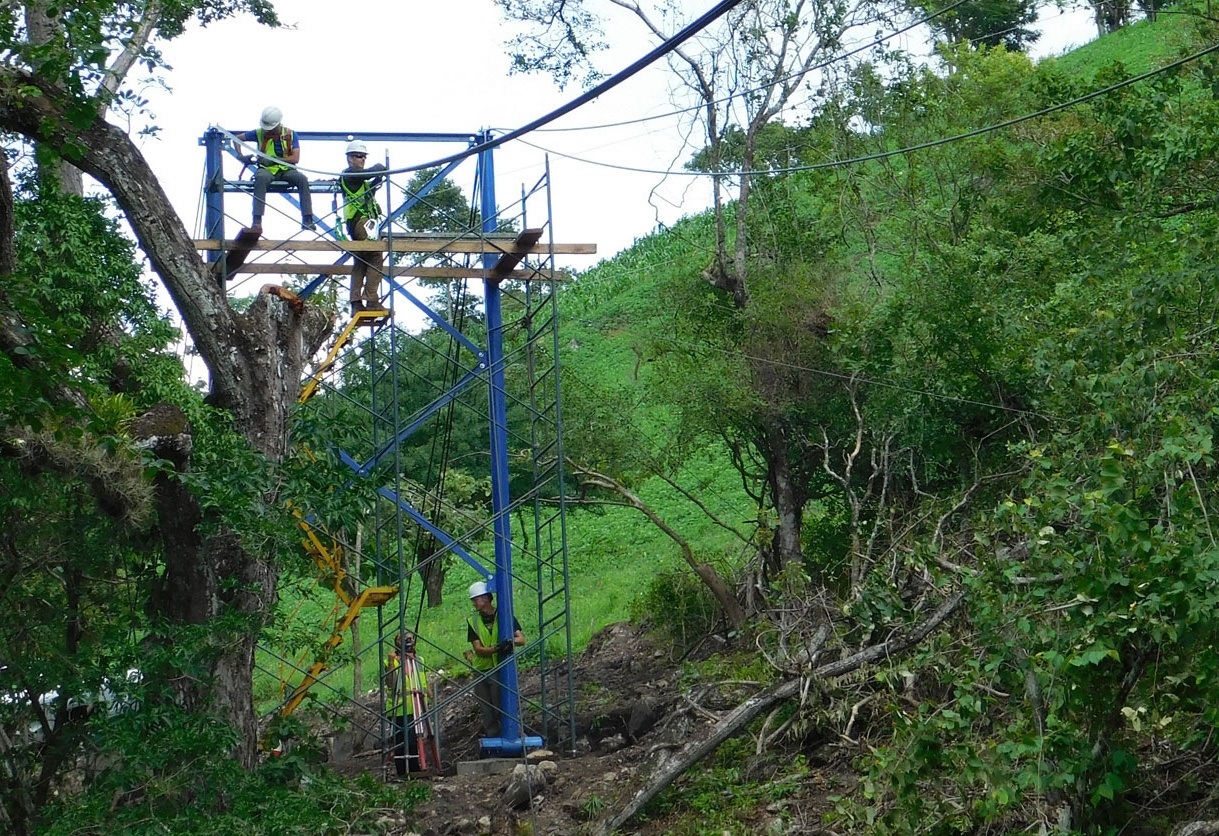 El Zarzal Nicaragua suspension footbridge construction – photo gallery 4