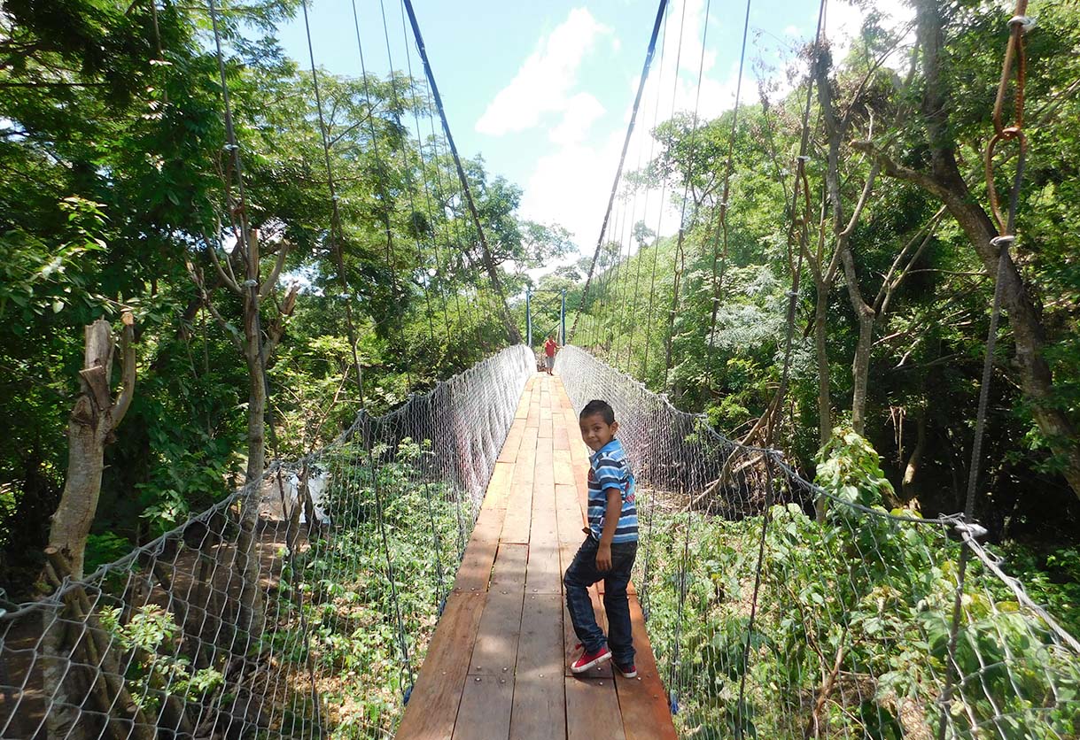 El Zarzal Nicaragua suspension footbridge construction – photo gallery 6
